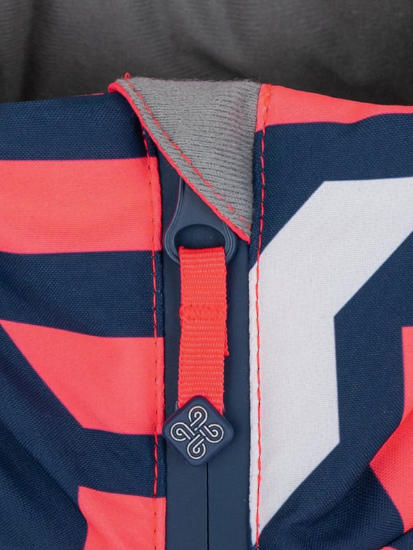 Kilpi Giacca da sci a fantasia blu e rosa per bambina Kilpi SAARA-JG