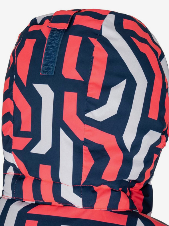 Kilpi Giacca da sci a fantasia blu e rosa per bambina Kilpi SAARA-JG