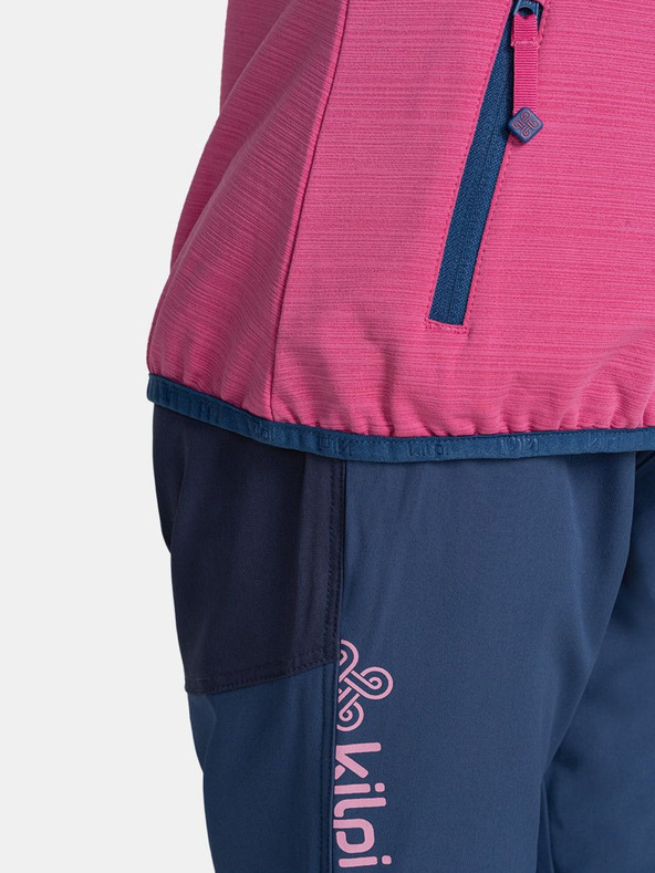 Kilpi Felpa rosa da bambina Kilpi MEMPHIS-JG