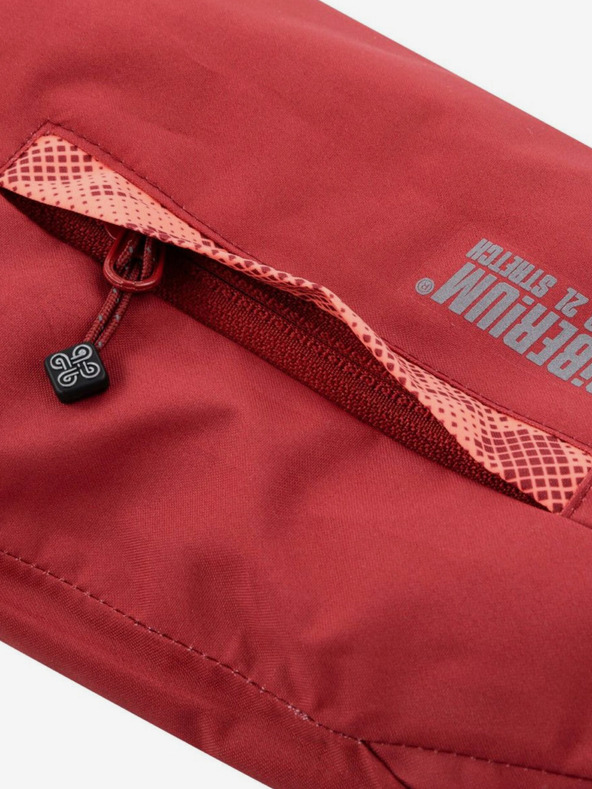 Kilpi Giacca da sci a fantasia rossa e arancione da bambina Kilpi SAARA-JG