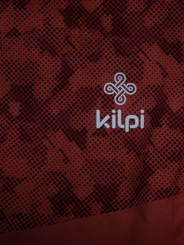 Kilpi Giacca da sci a fantasia rossa e arancione da bambina Kilpi SAARA-JG