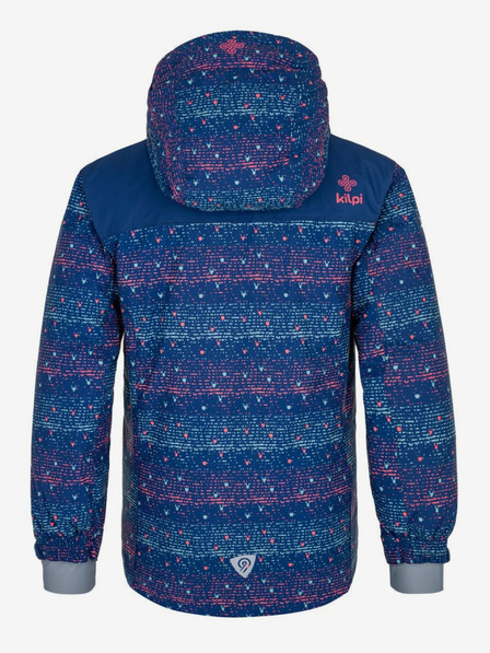 Kilpi Giacca da sci da bambina blu scuro a fantasia Kilpi Jenova