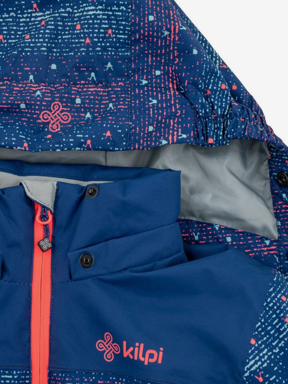 Kilpi Giacca da sci da bambina blu scuro a fantasia Kilpi Jenova