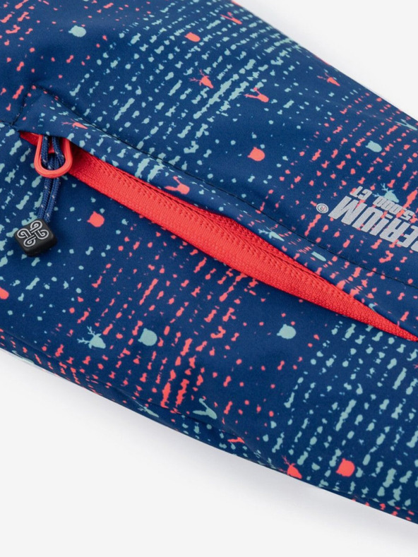 Kilpi Giacca da sci da bambina blu scuro a fantasia Kilpi Jenova