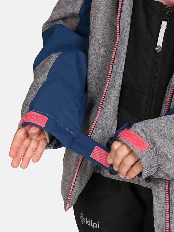 Kilpi Giacca da sci da bambina blu e grigia Kilpi Alisia