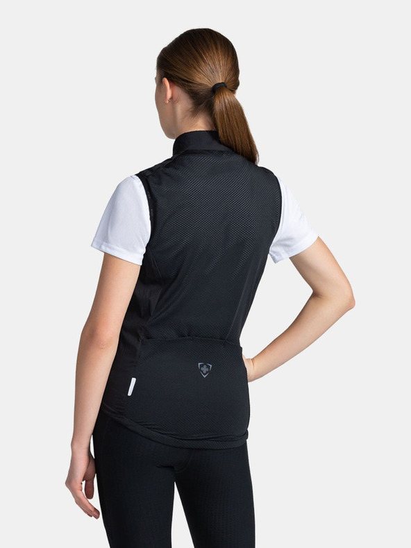 Kilpi Gilet sportivo leggero nero da donna Kilpi Flow