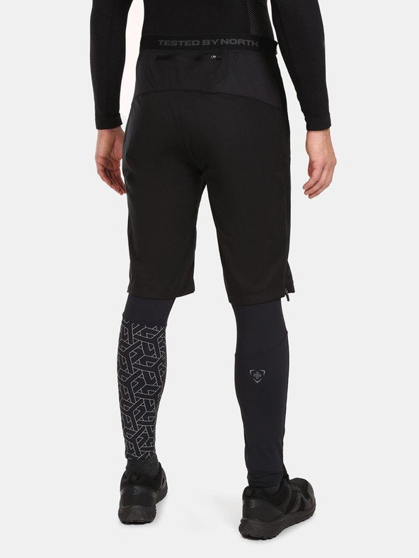Kilpi Pantaloncini softshell neri da uomo Kilpi Aldine