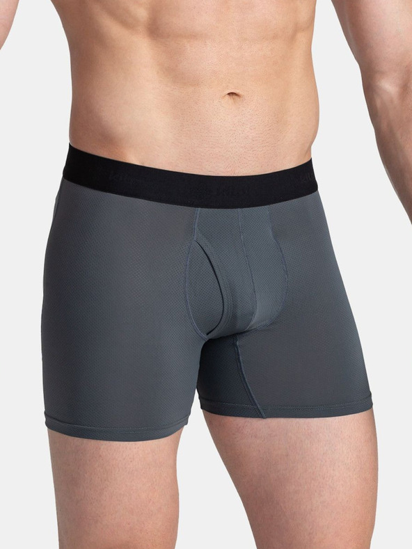 Kilpi Set di due boxer funzionali da uomo in grigio scuro Kilpi Nett