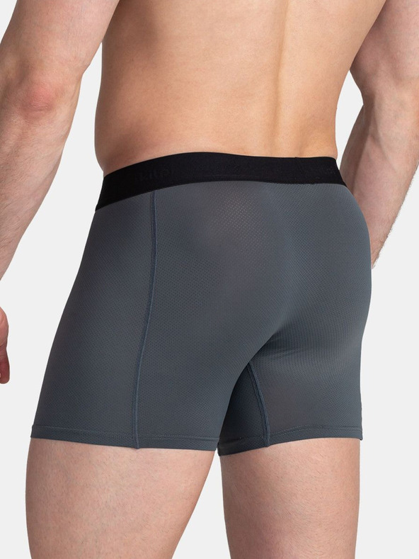 Kilpi Set di due boxer funzionali da uomo in grigio scuro Kilpi Nett