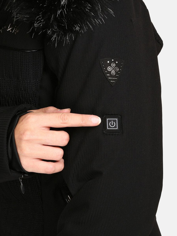 Kilpi Giacca da sci riscaldata Kilpi Emilin nera da donna