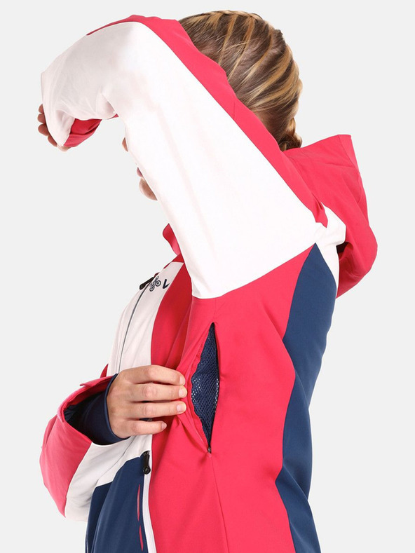 Kilpi Giacca invernale da donna bianca e corallo Kilpi Valera-W