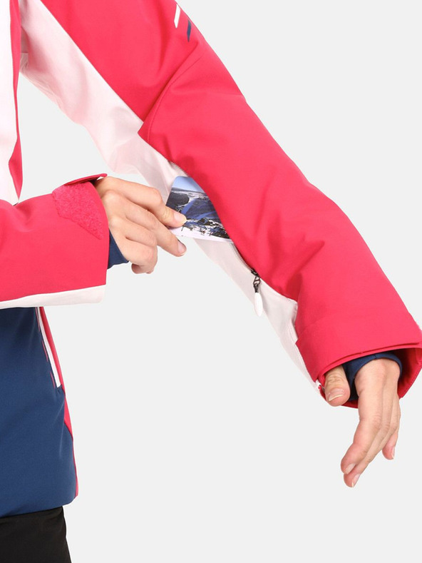 Kilpi Giacca invernale da donna bianca e corallo Kilpi Valera-W