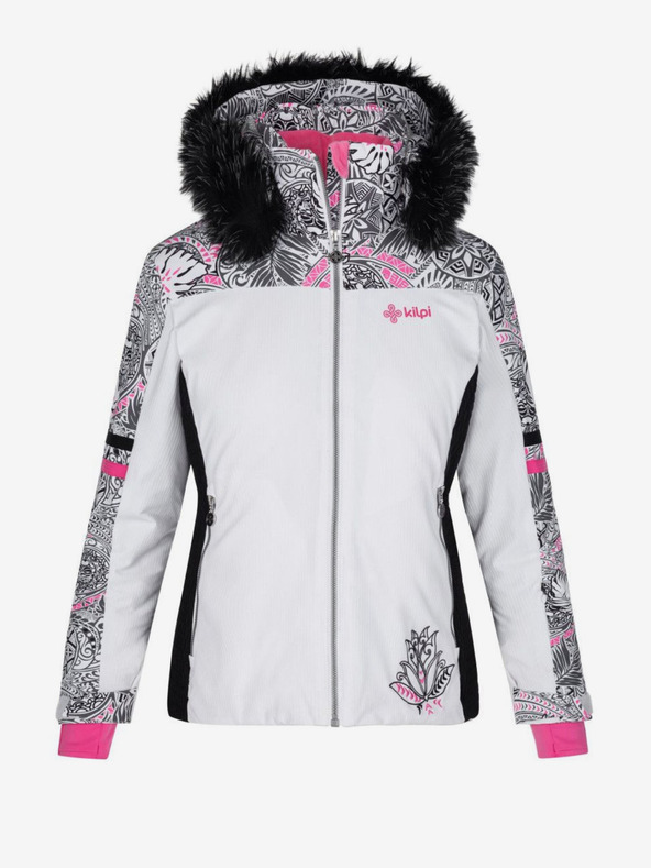 Kilpi Giacca da sci riscaldata Kilpi Lena-W bianca da donna