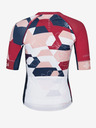 Kilpi Maglia da ciclismo Kilpi Adamello-W bordeaux e bianca da donna