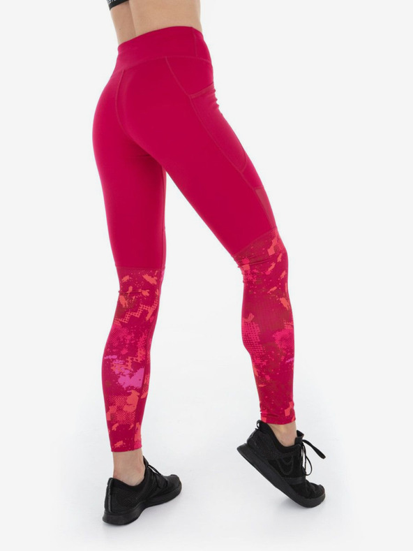 Kilpi Leggings sportivi da donna rosa scuro Kilpi Ligano