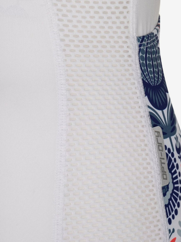 Kilpi Maglia da ciclismo a fiori blu e bianca da donna Kilpi ORETI