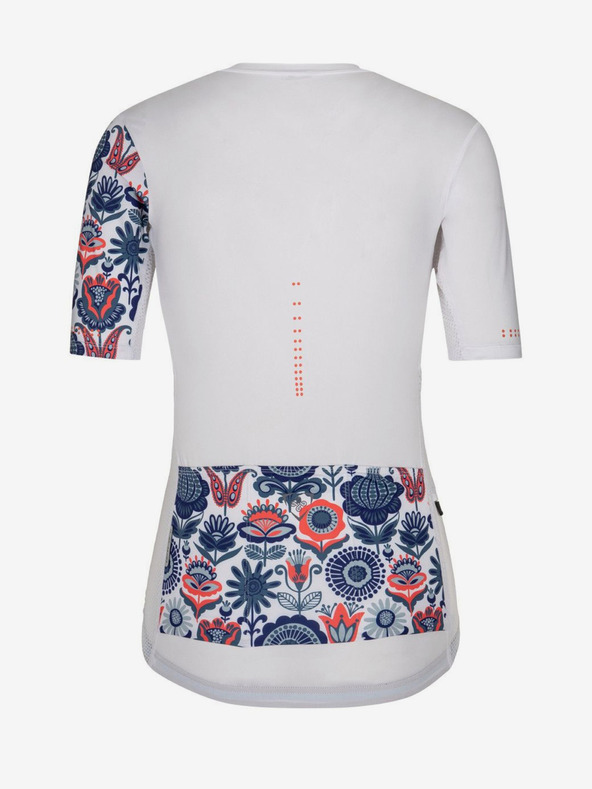 Kilpi Maglia da ciclismo a fiori blu e bianca da donna Kilpi ORETI