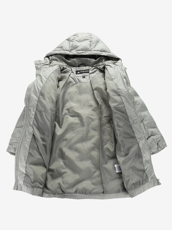 ALPINE PRO Cappotto Hi-Therm da bambina grigio con impermeabilizzazione Alpine Pro Awedo