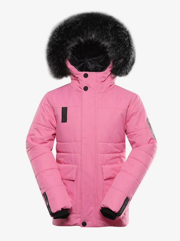 ALPINE PRO Giacca rosa da bambina con membrana PTX Alpine Pro Werdo