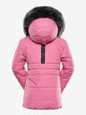 ALPINE PRO Giacca rosa da bambina con membrana PTX Alpine Pro Werdo