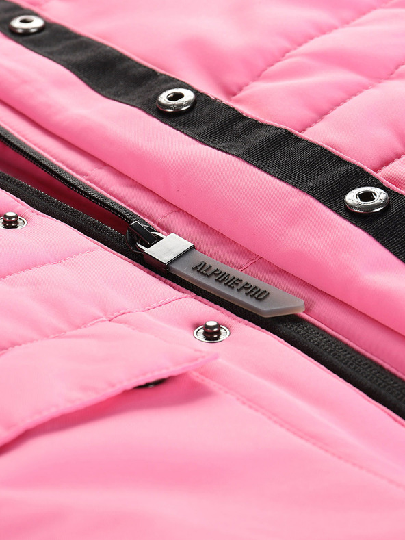 ALPINE PRO Giacca rosa da bambina con membrana PTX Alpine Pro Werdo
