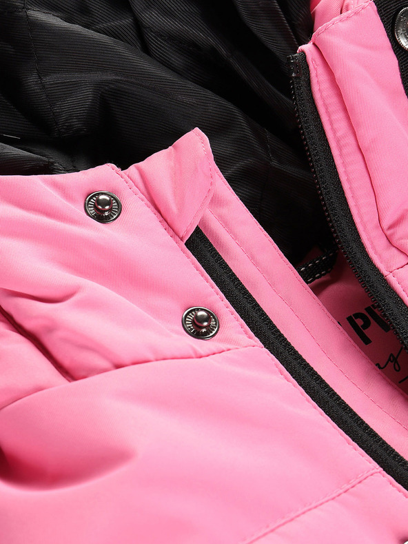 ALPINE PRO Giacca rosa da bambina con membrana PTX Alpine Pro Werdo