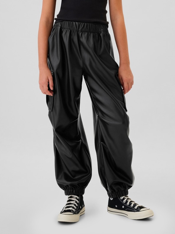 GAP Children's faux leather cargo pants GAP