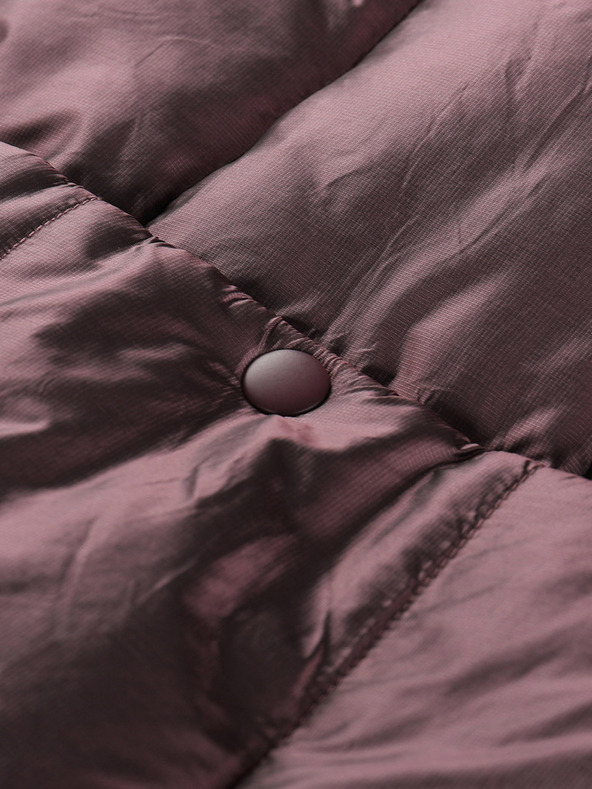 ALPINE PRO Gilet lungo trapuntato da donna con impregnazione wr ALPINE PRO UREFA rosa