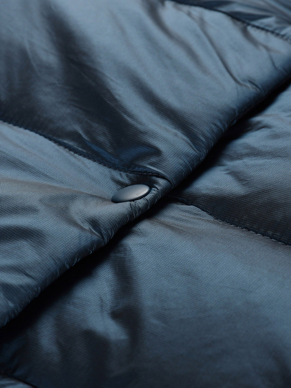 ALPINE PRO Gilet lungo trapuntato da donna con polso ALPINE PRO UREFA blu