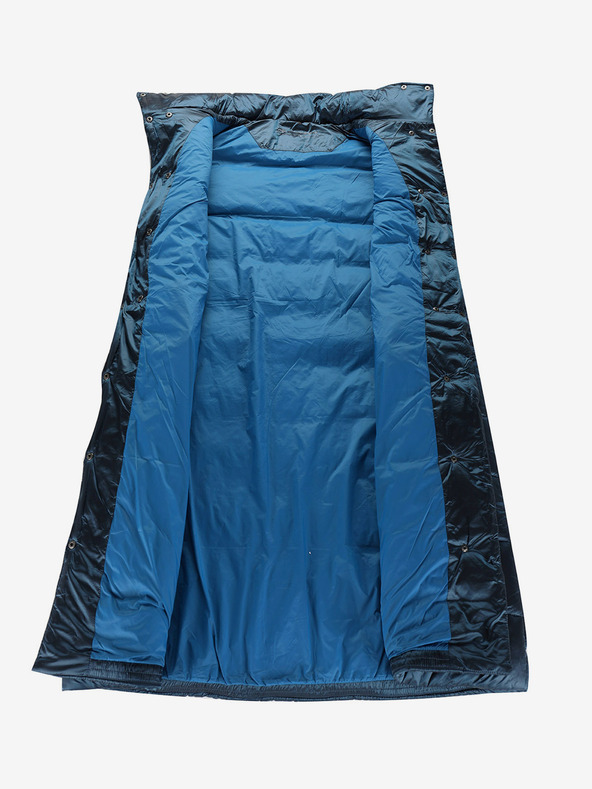 ALPINE PRO Gilet lungo trapuntato da donna con polso ALPINE PRO UREFA blu