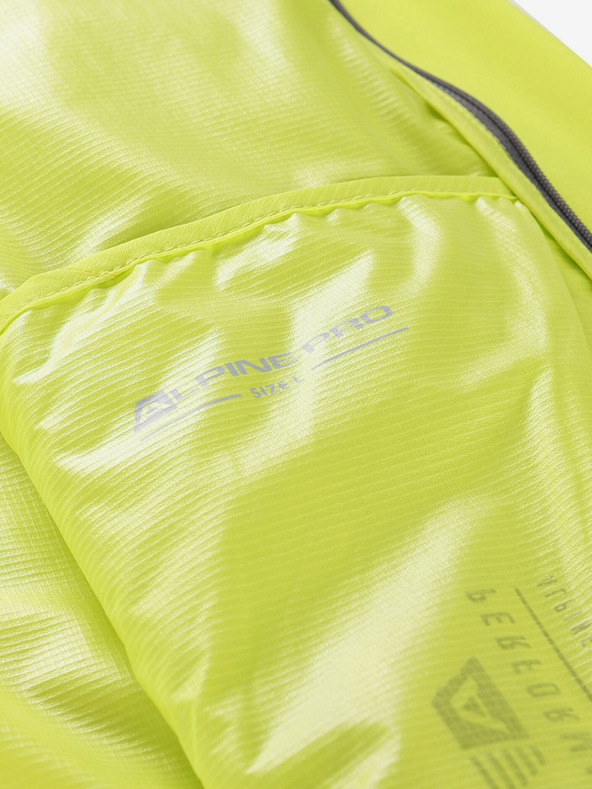 ALPINE PRO Giacca ultraleggera da uomo verde con impregnazione Alpine Pro SPIN