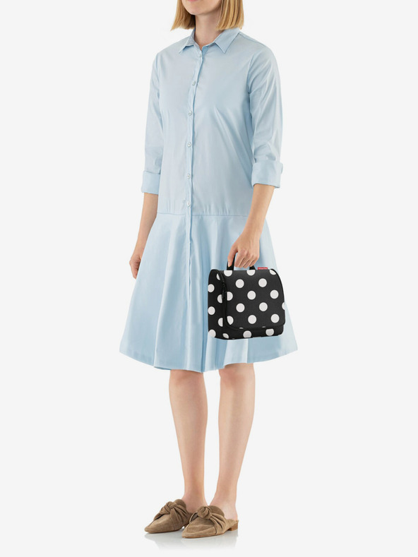 Reisenthel Nero Reisenthel Borsa da toilette da donna a pois bianchi