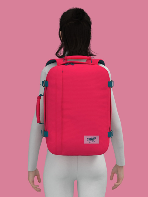 CabinZero Zaino rosso CabinZero Classic 36L Miami magenta