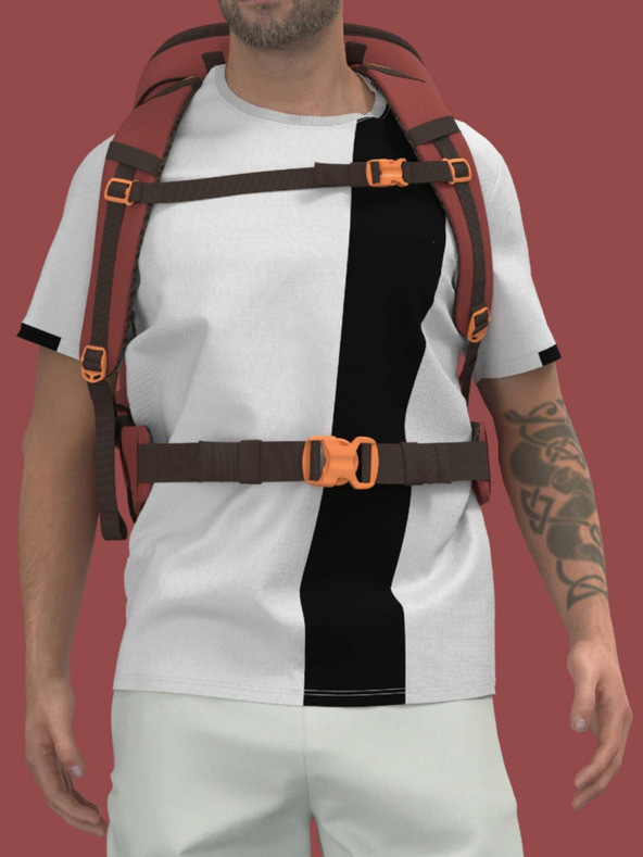 CabinZero Zaino CabinZero Adv 42L Sangria rosso