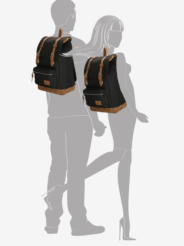 Enrico Benetti Zaino Enrico Benetti Santiago 17" Notebook Backpack 23 l Nero