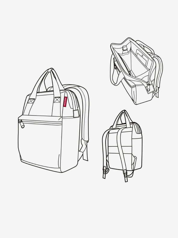 Reisenthel Zaino Reisenthel Allrounder R grande nero da donna