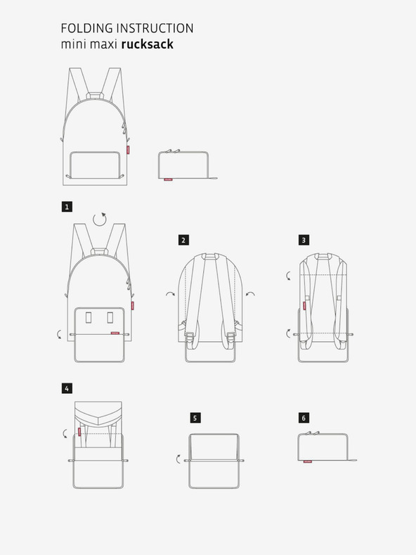 Reisenthel Zaino nero a pois Reisenthel Mini Maxi Rucksack Dots Bianco