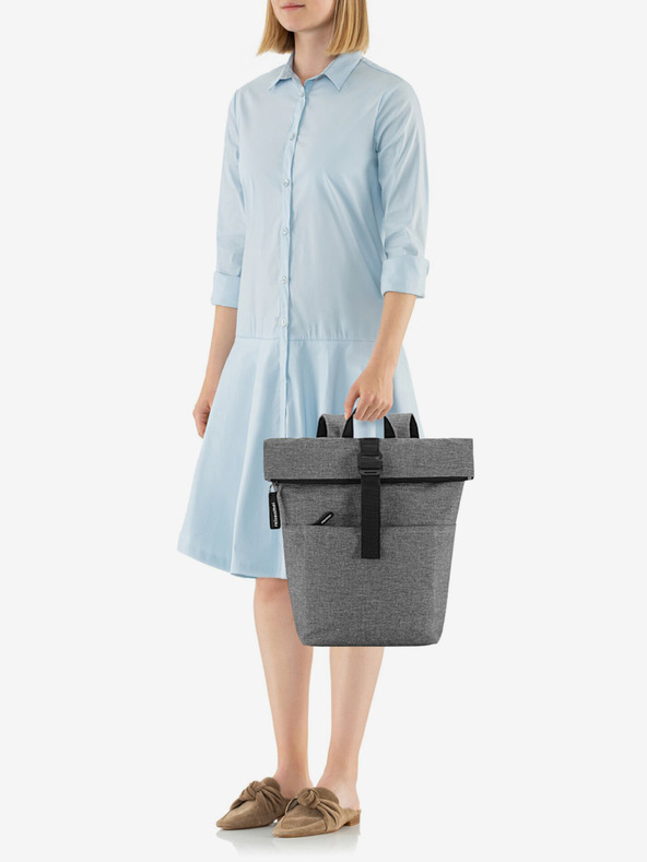 Reisenthel Zaino Reisenthel Rolltop Twist Argento