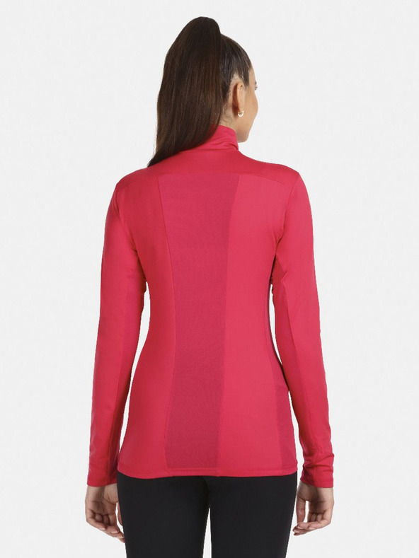 Kilpi Maglietta termica da donna rosa scuro con collo alto Kilpi WILLIE