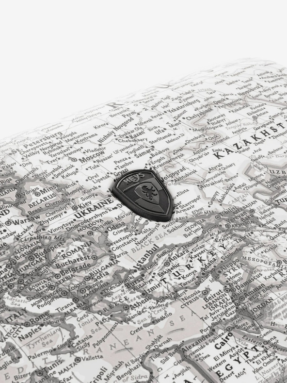 Heys Valigia da viaggio a fantasia bianca e nera Heys Journey 3G S