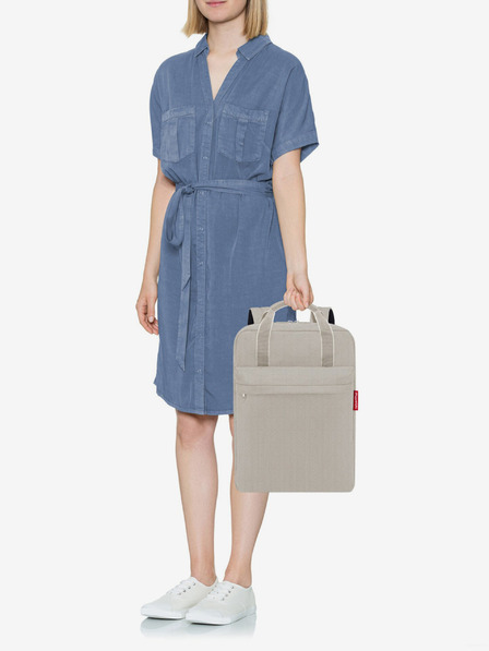 Reisenthel Beige Reisenthel Zaino Allday Donna M Sabbia a spina di pesce