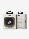 Karl Lagerfeld Custodia in silicone 3D con logo Karl e Choupette per AirPods 3 nero Karl Lagerfeld