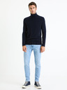 Celio Maglione dolcevita in cashmere blu scuro da uomo Celio Jehigh