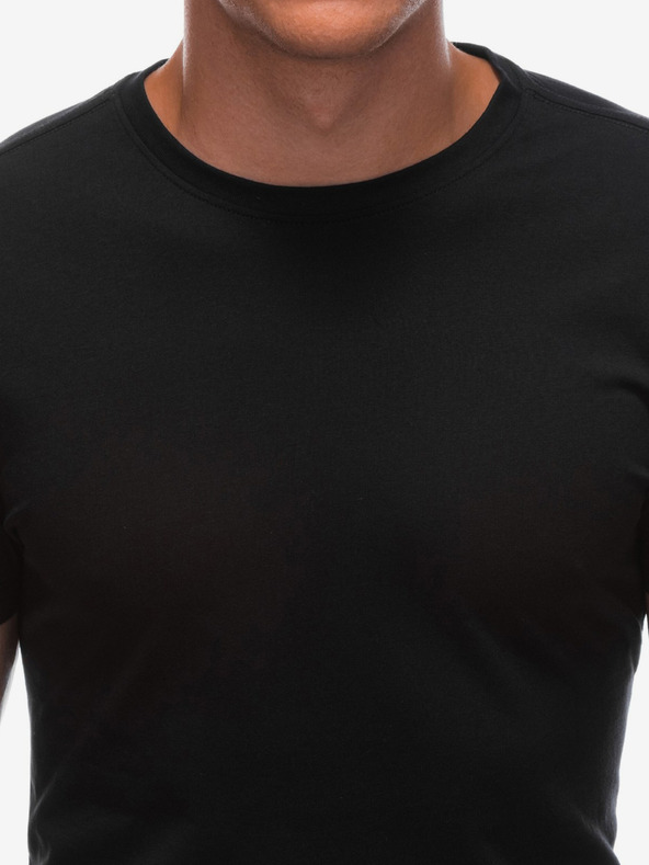 Edoti Maglietta basic da uomo nera Edoti