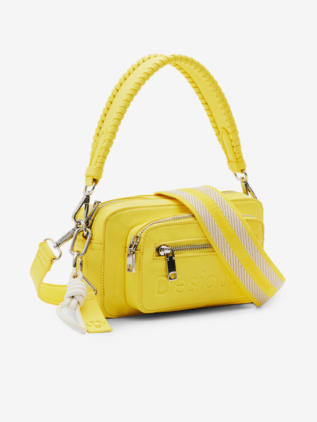 Desigual Borsa Desigual Half Logo 24 Cambridge 2.0 Giallo Donna