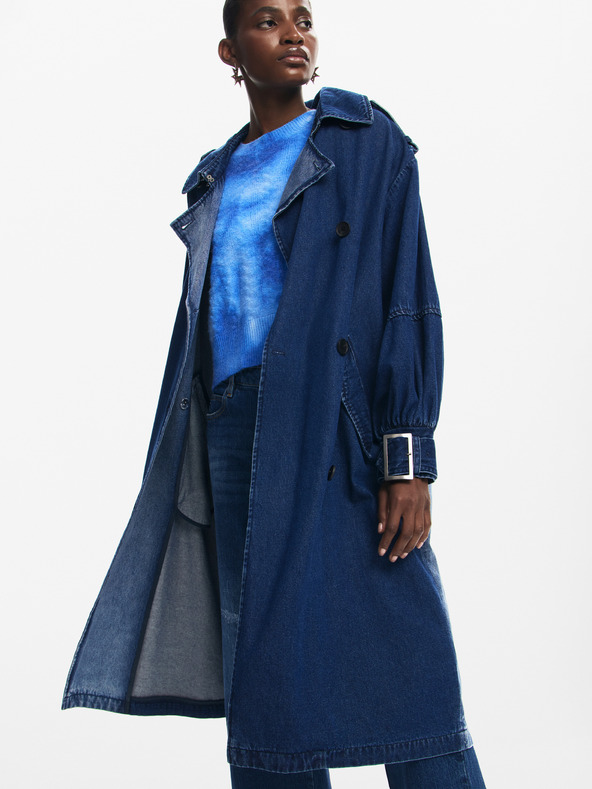 Desigual Trench in denim Desigual Berlin Donna
