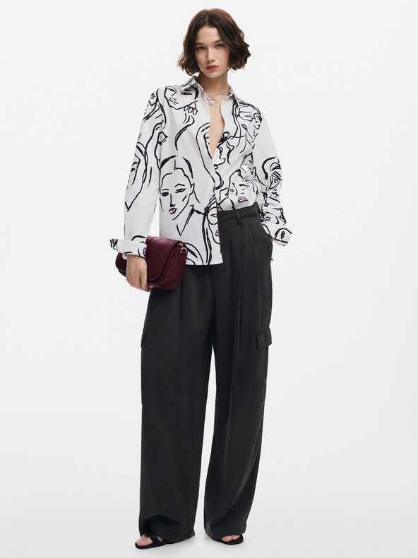 Desigual Camicia Desigual Faces a fantasia da donna