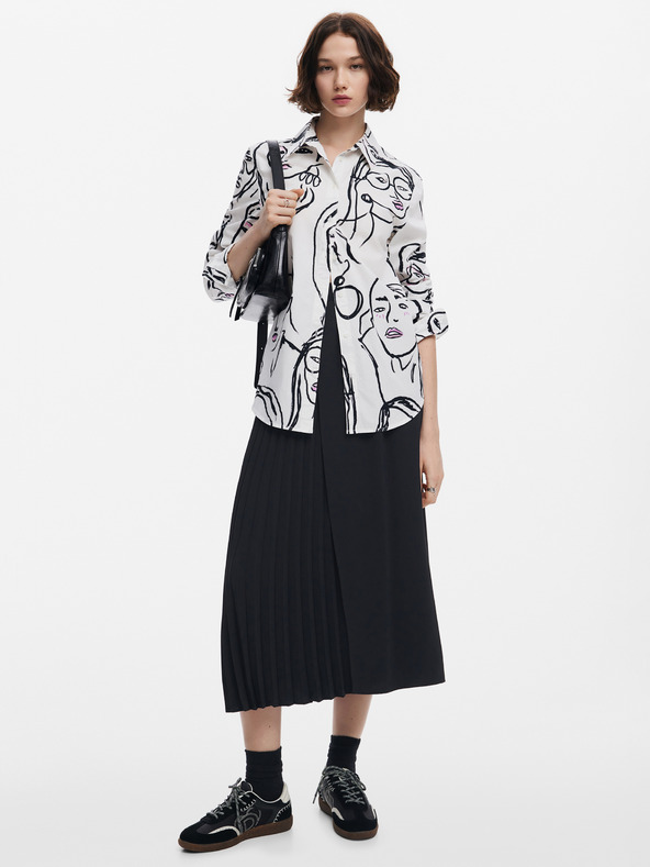 Desigual Camicia Desigual Faces a fantasia da donna