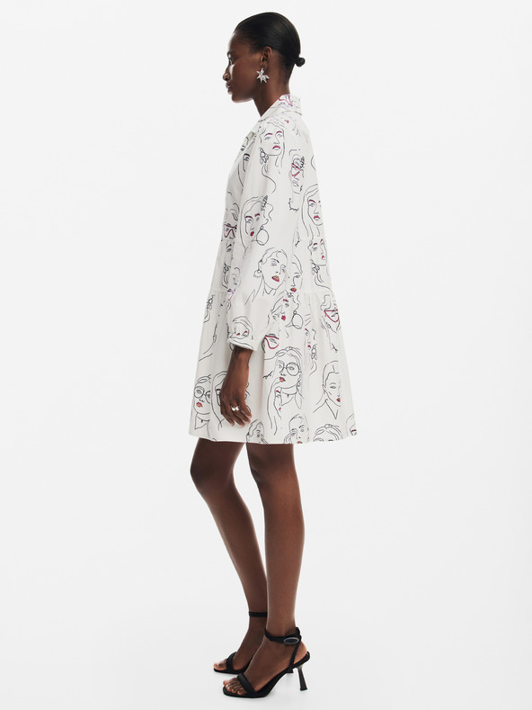 Desigual Abito Desigual Louisville da donna con camicia a fantasia