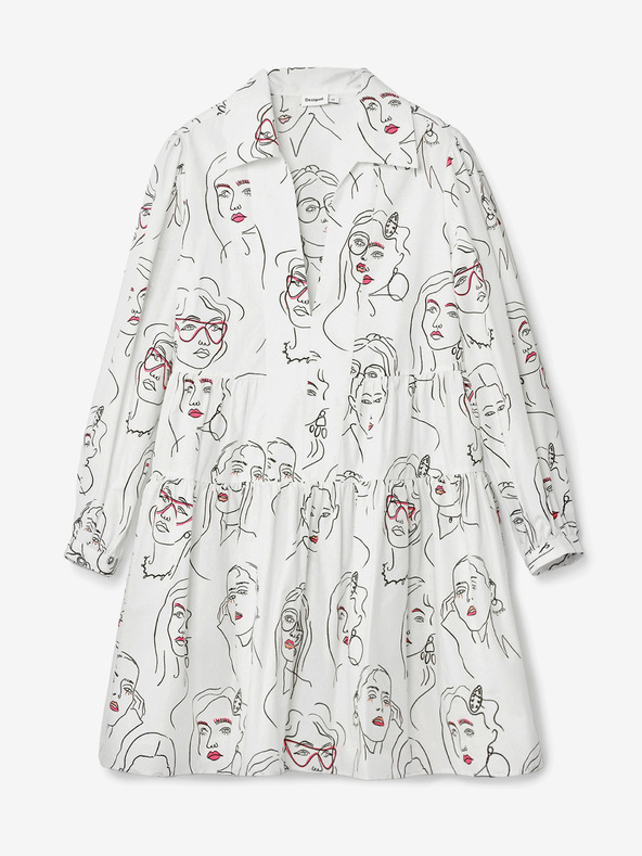 Desigual Abito Desigual Louisville da donna con camicia a fantasia